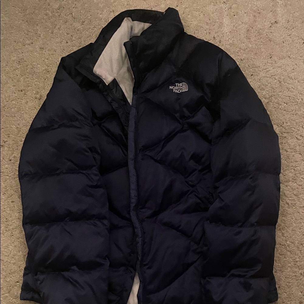 The North Face women’s Navy Puffer Jacket